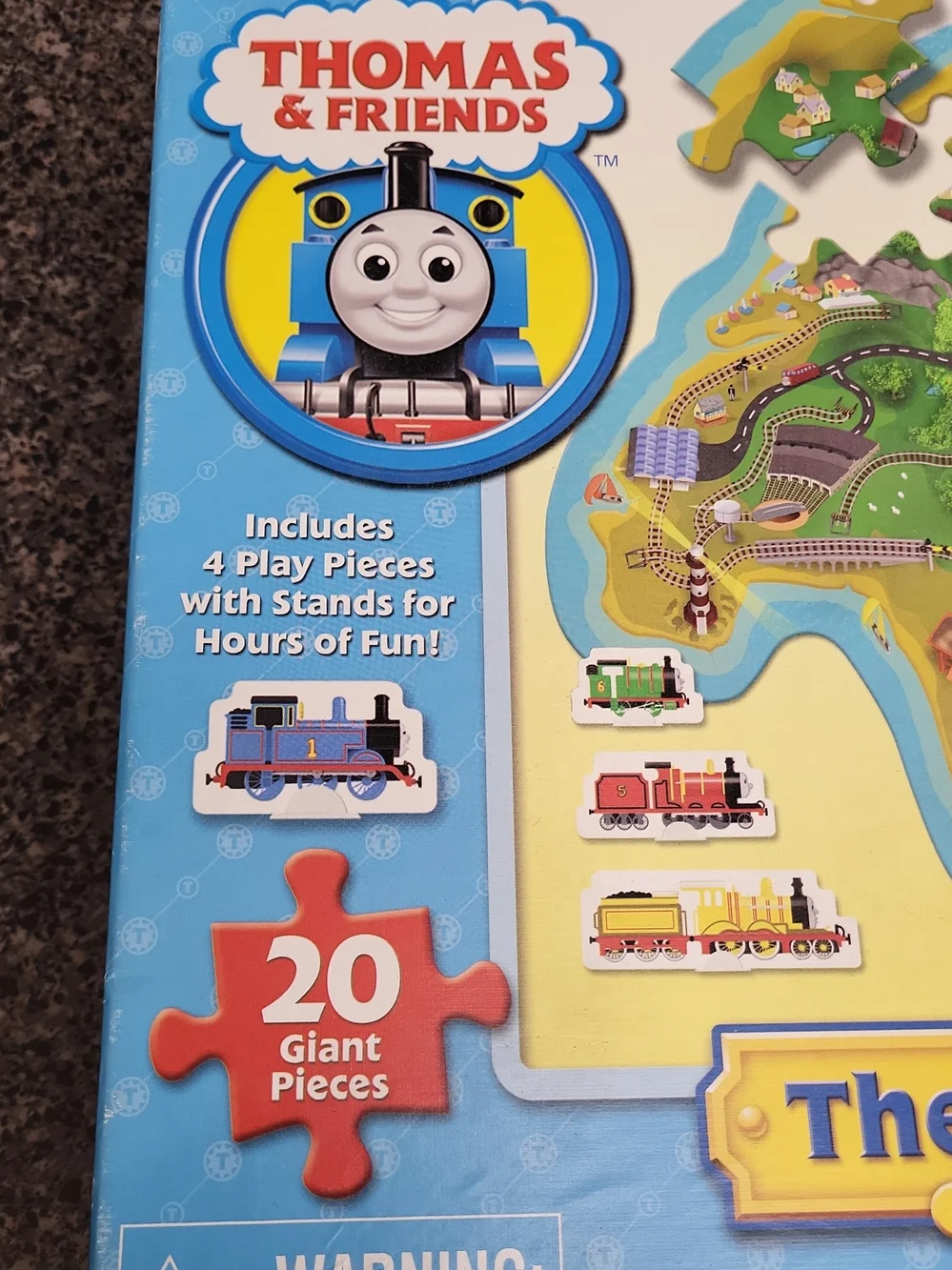 2008 Thomas & Friends Island of Sodor Ravensburger 20 Pc Floor Puzzle Rare 05363